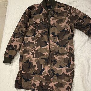 Love Tree Camouflage Bomber Jacket